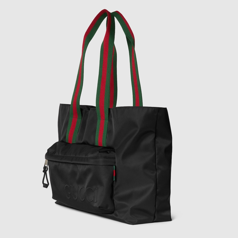 GUCCI Large tote bag with Gucci logo outlook