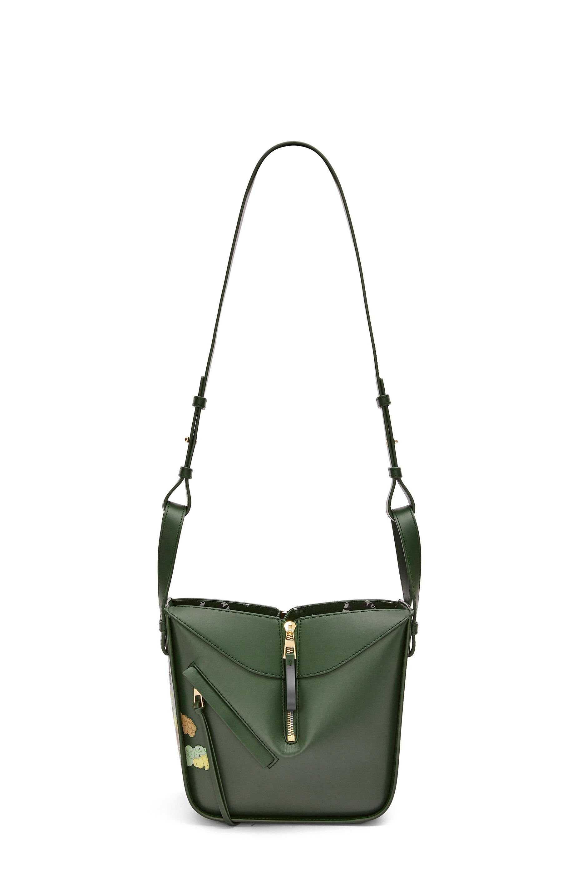 Panda compact Hammock bag in satin calfskin - 5