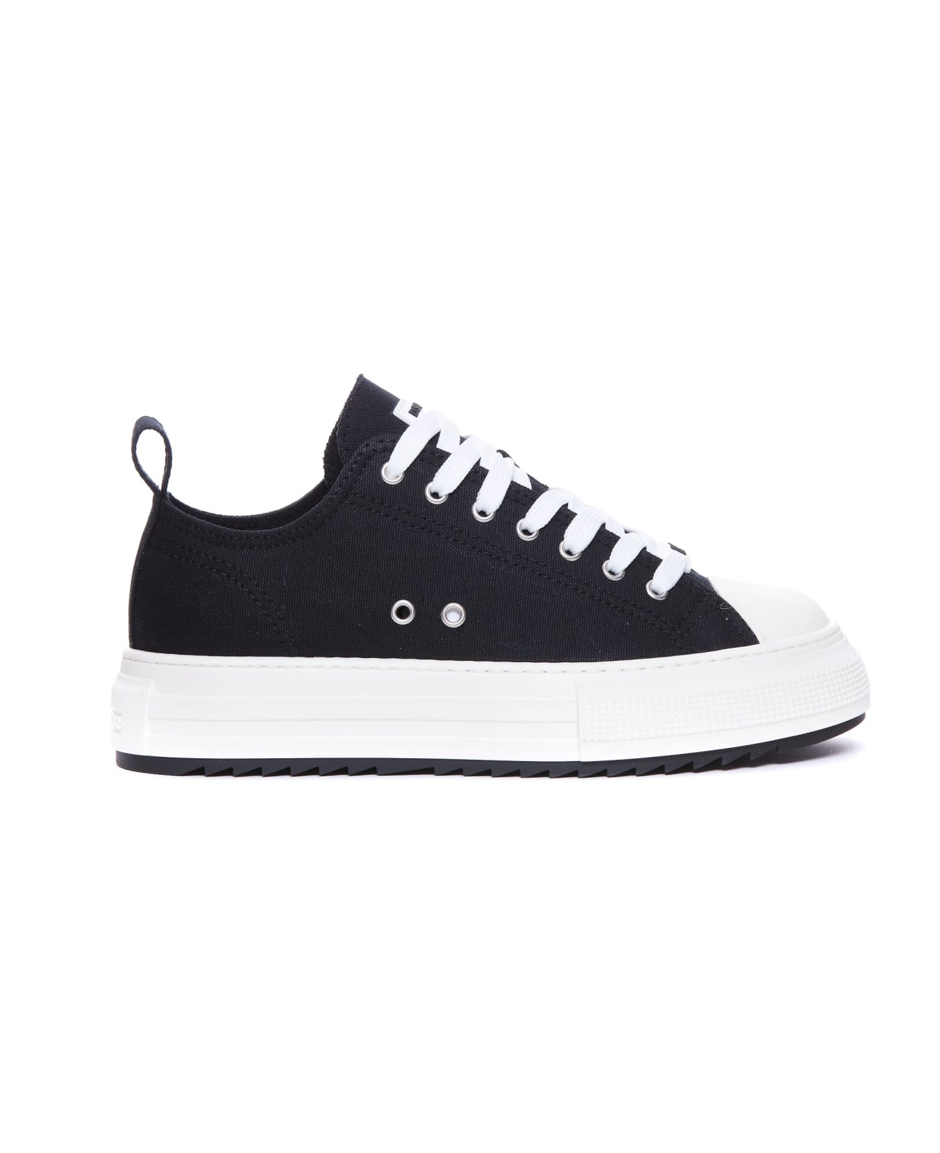 【送料&関税込】Dsquared2 Berlin Lace-up Low Top Sneakers Dsquared2 Berlin Lace-Up Low Top Sneakers Black - Beachim