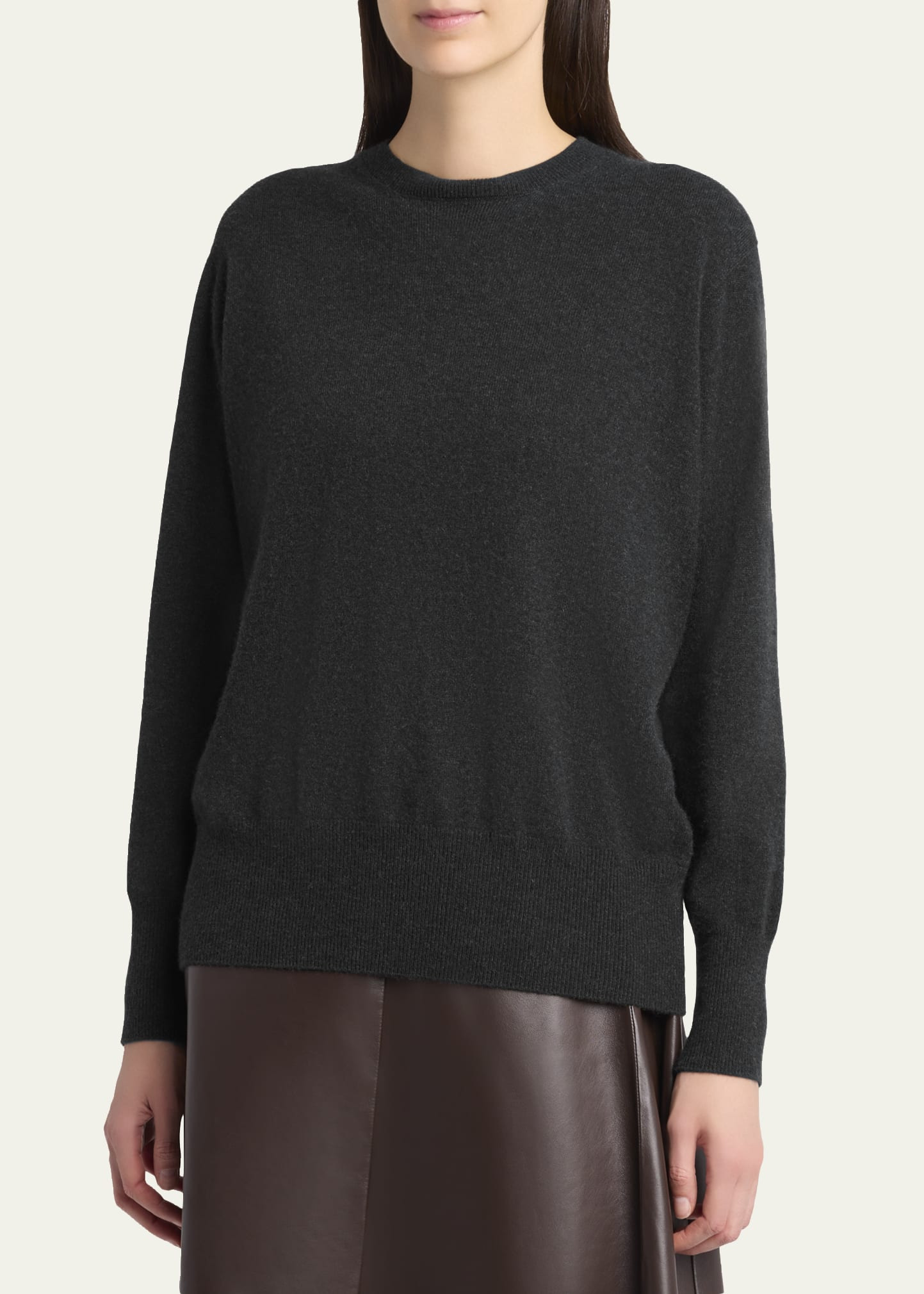 Leilani Cashmere Crewneck Sweater - 4
