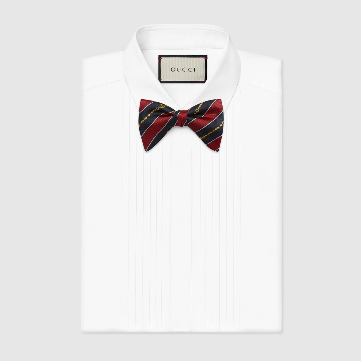 Striped silk bow tie - 2