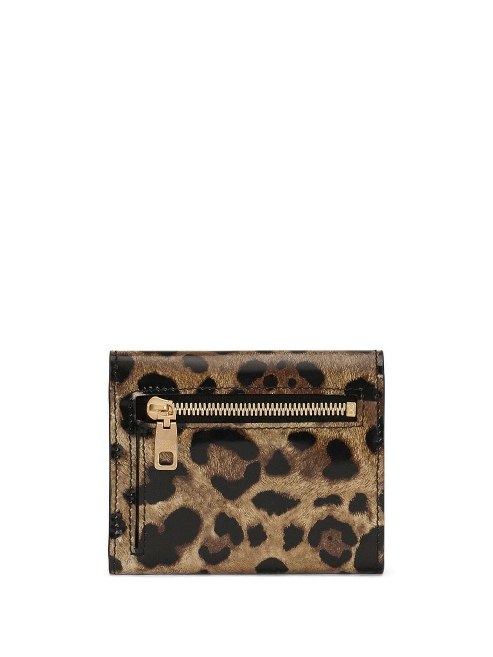 leopard-print bi-fold wallet - 2