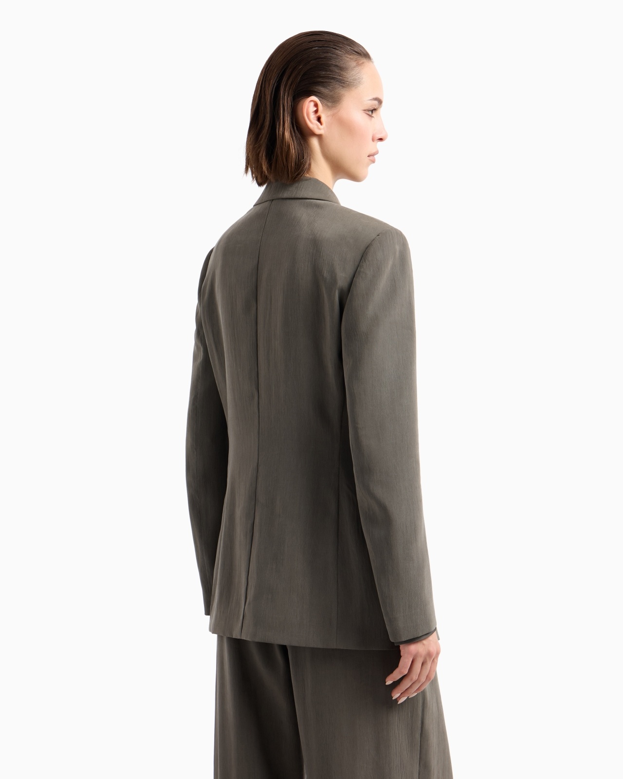 WASHED SILK SINGLE-BREASTED JACKET - 3