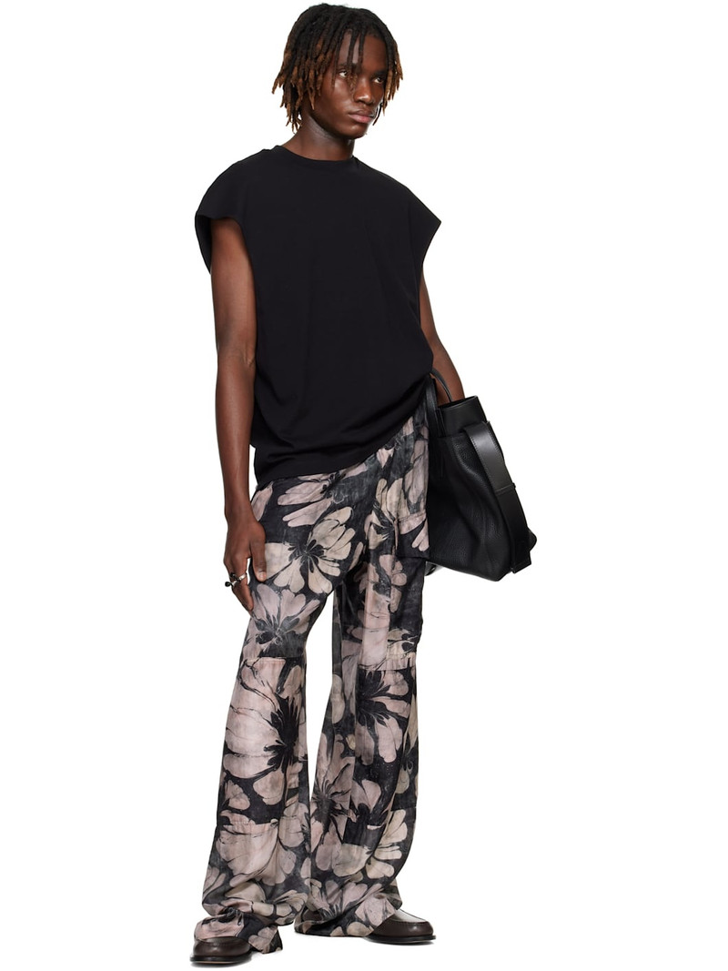 Dries Van Noten Black Sleeveless T-shirt outlook