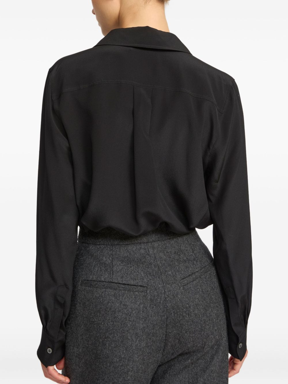 tie-neck blouse - 4