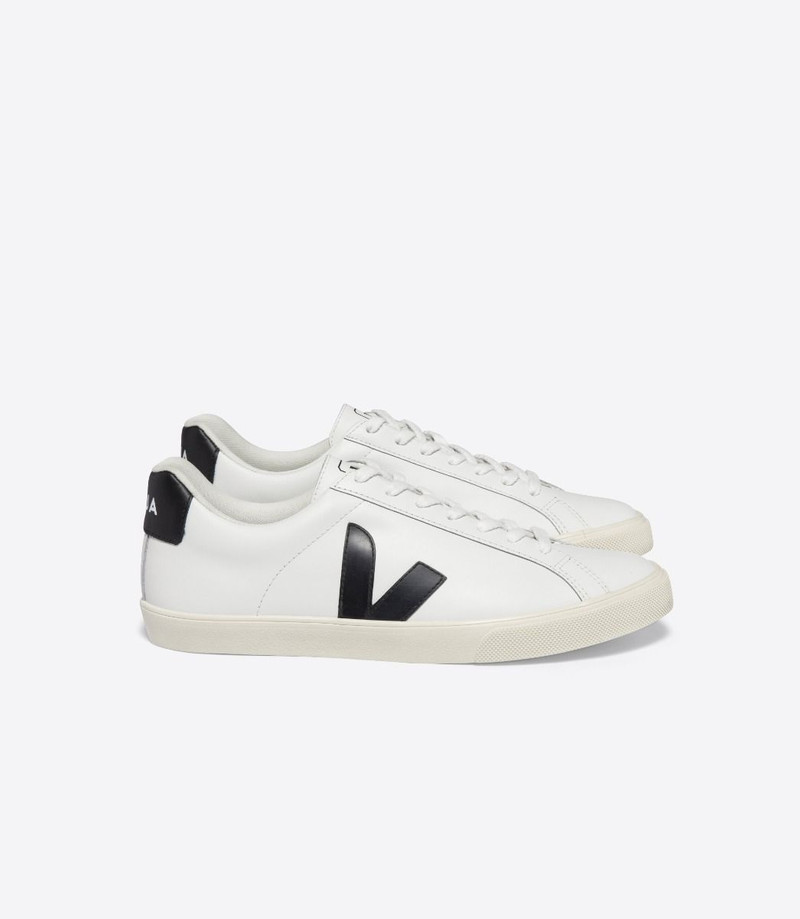 ESPLAR LEATHER WHITE BLACK - 1