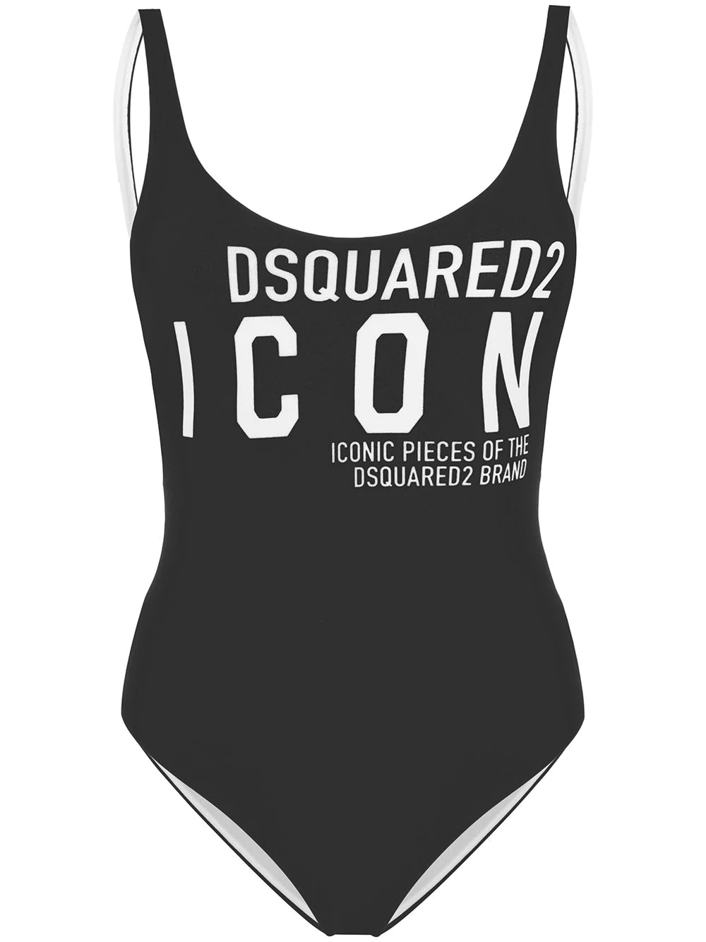 logo print one-piece - 1