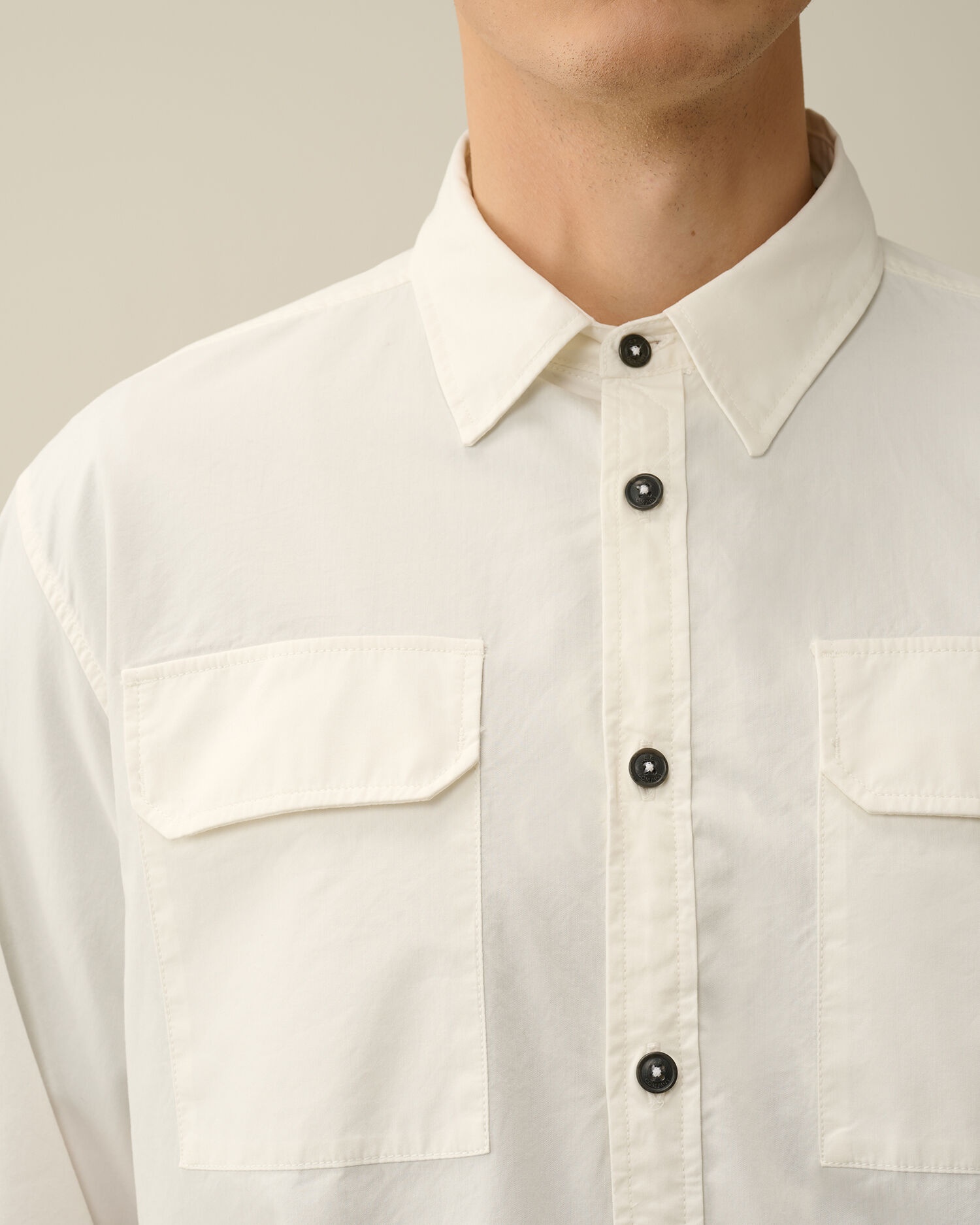Gabardine Pockets Shirt - 5