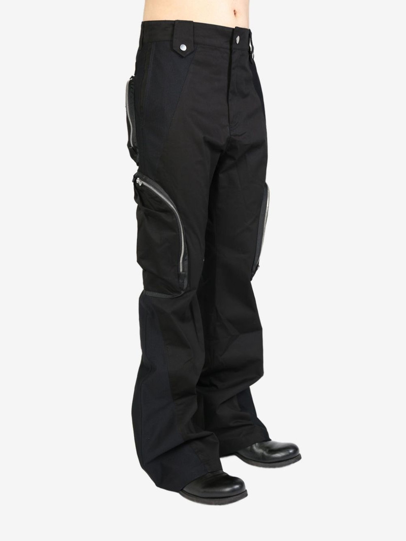 FFFPOSTALSERVICE flared cargo trousers outlook