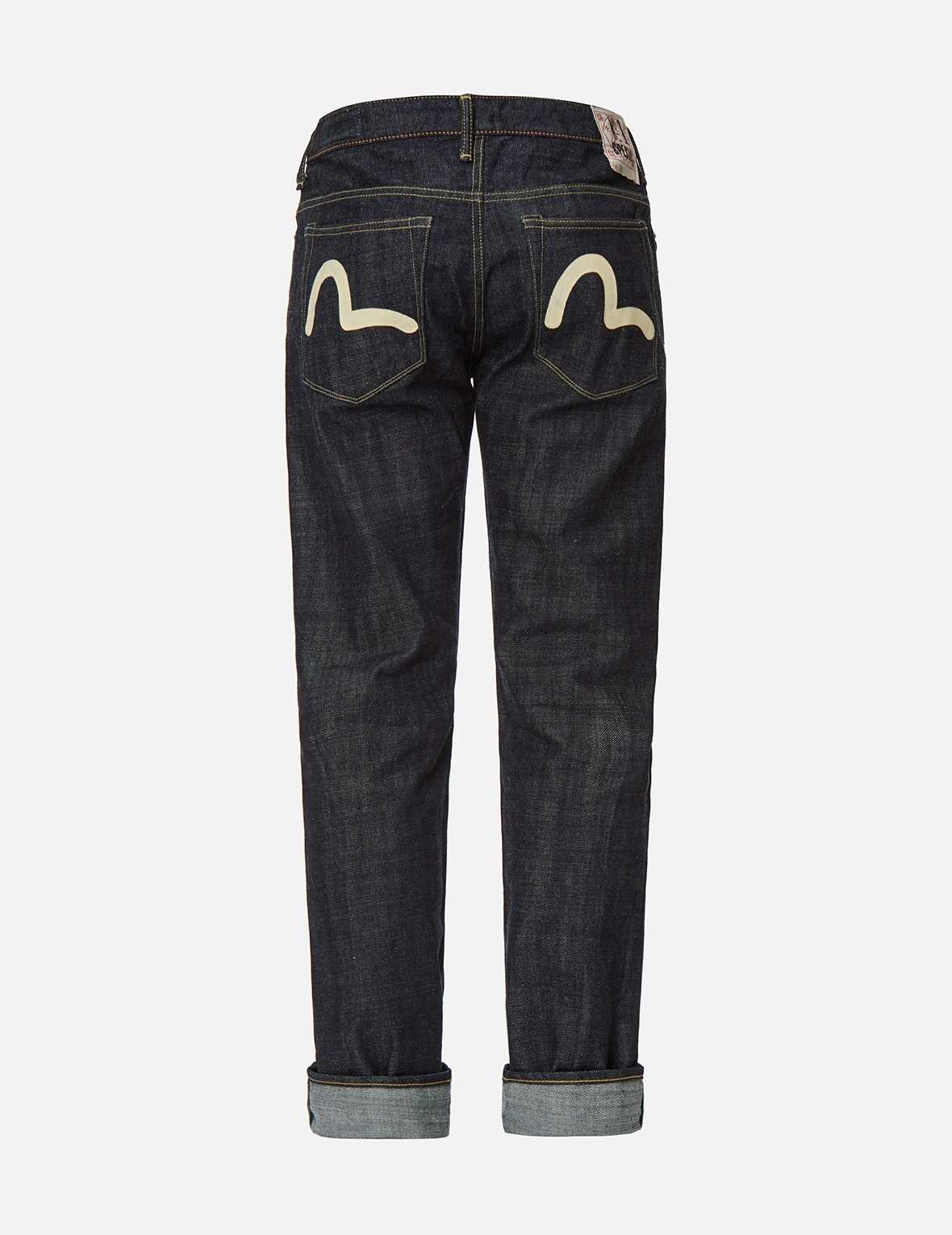 HANDPAINTED SEAGULL SLIM STRAIGHT FIT SELVEDGE DENIM JEANS #2010 - 2