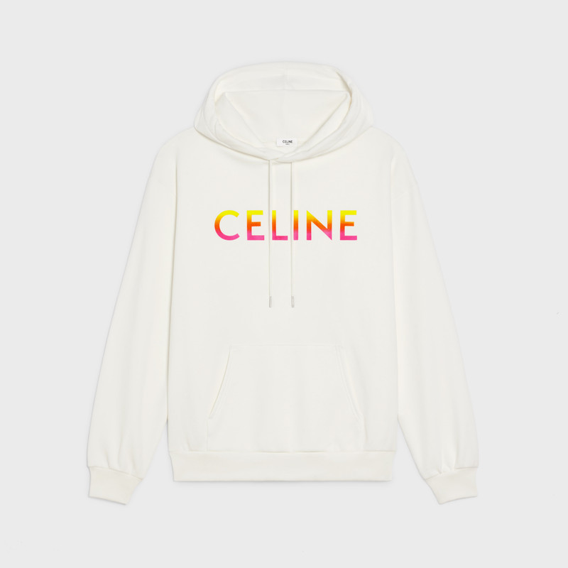 LOOSE CELINE HOODIE IN COTTON FLEECE 1