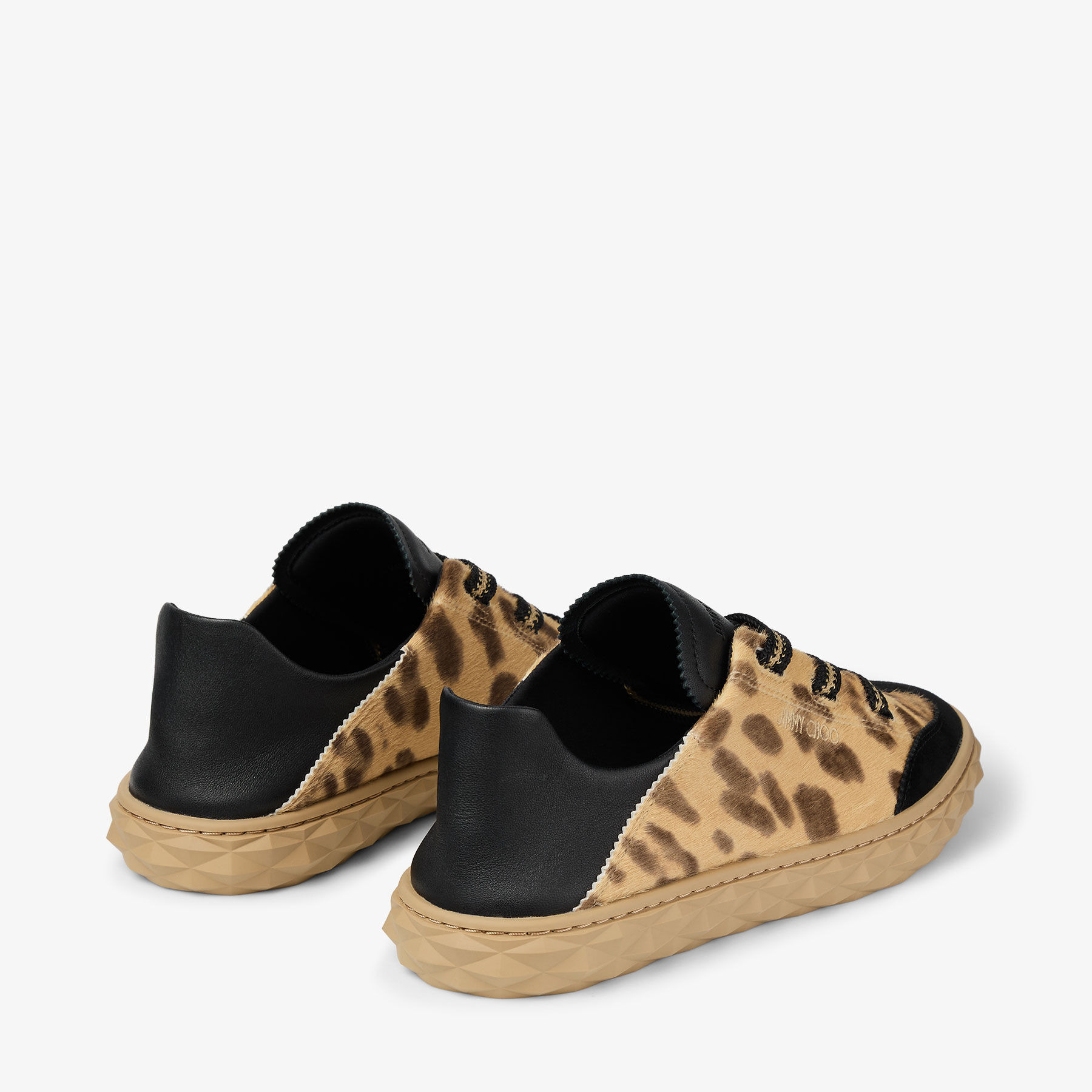 Diamond Light Flex/F
Natural Leopard Print Pony Leather Trainers - 7