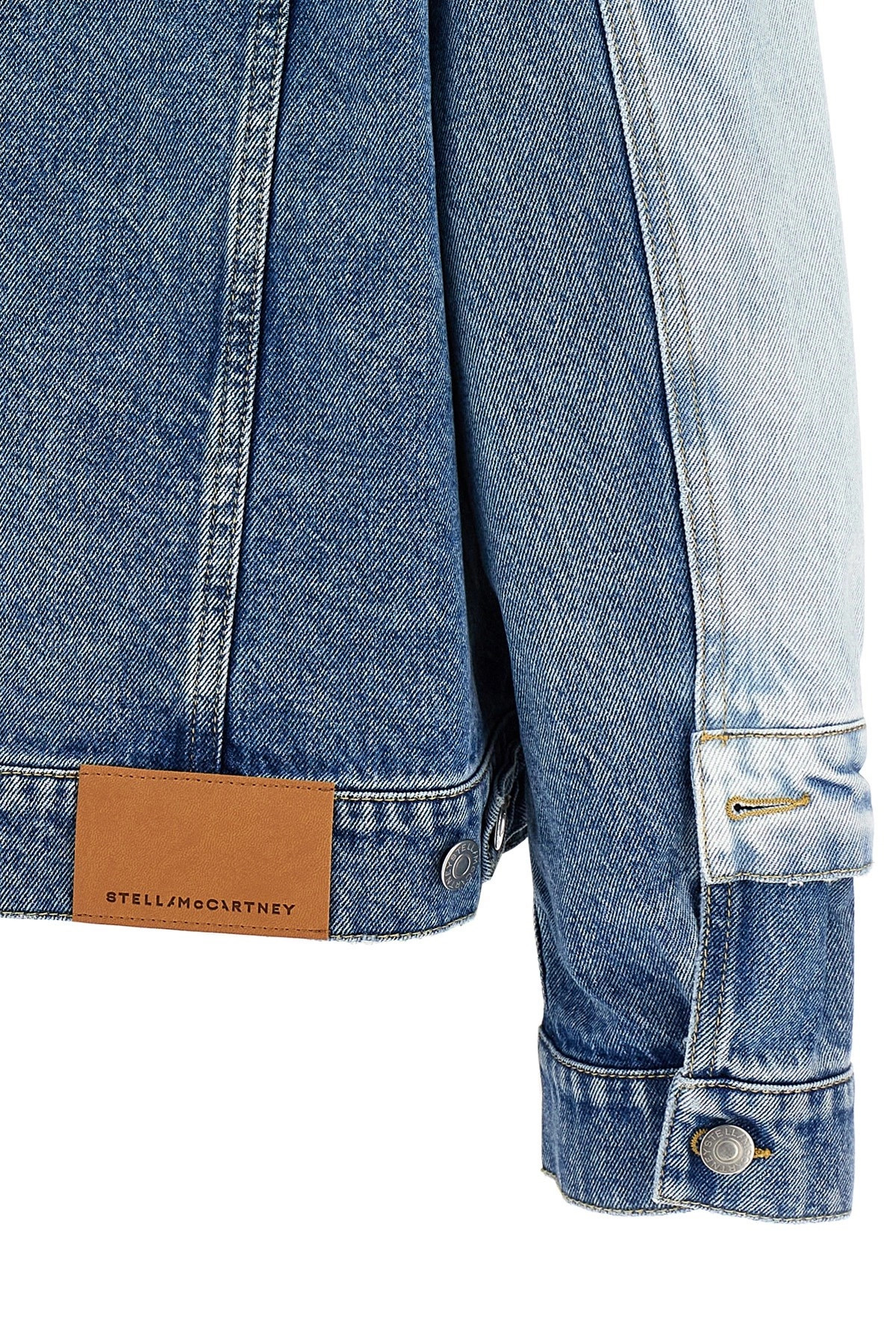 Layered denim jacket - 5