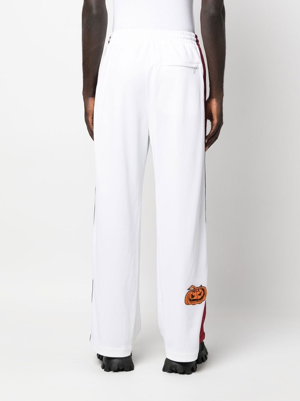 logo-embroidered track pants - 4
