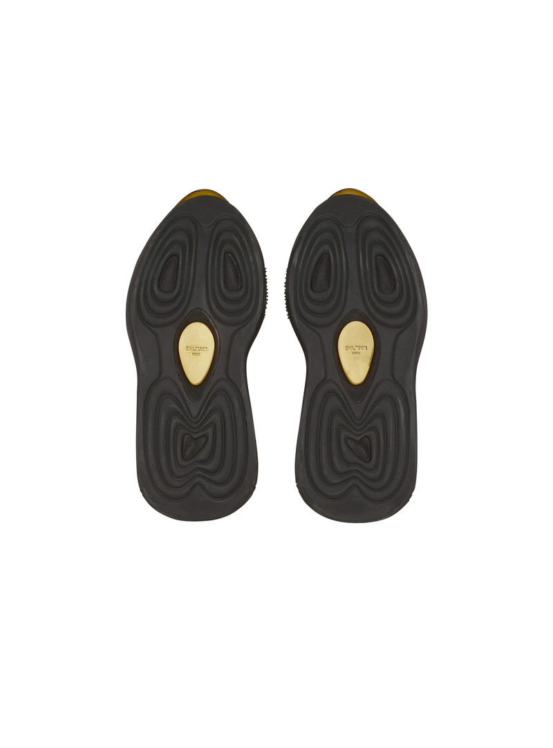 Bicolor and suede B-Bold wedge sneakers 4