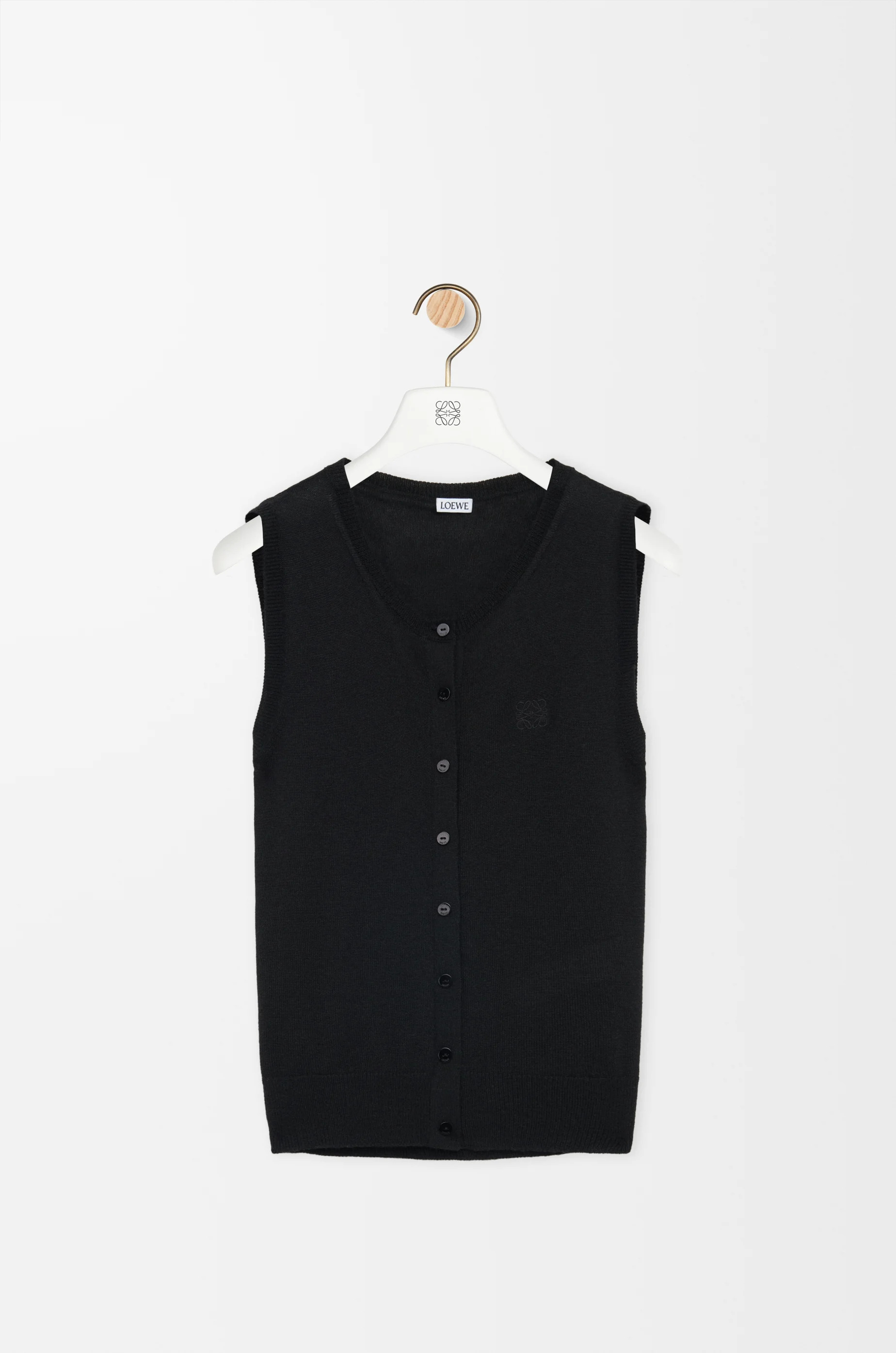 Vest in cashmere and silk - 1