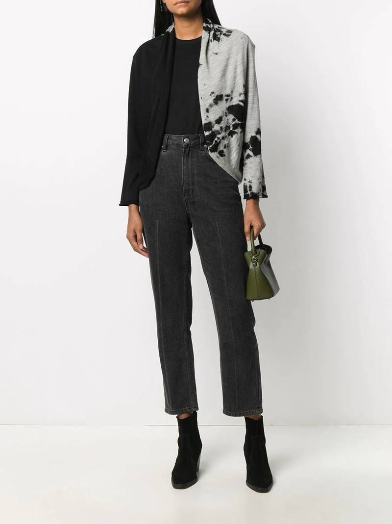 SUZUSAN tie-dye print cardigan outlook