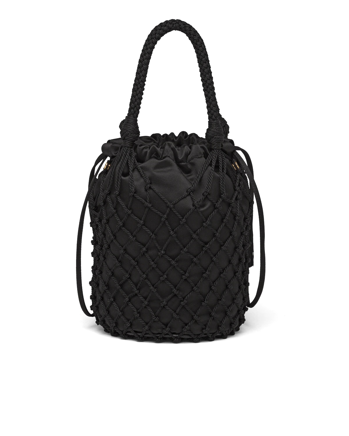 Braided Prada Fishnet Bag - 4