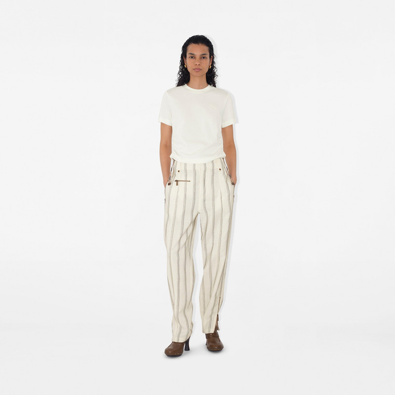 Burberry Check Trim Cotton T-shirt outlook