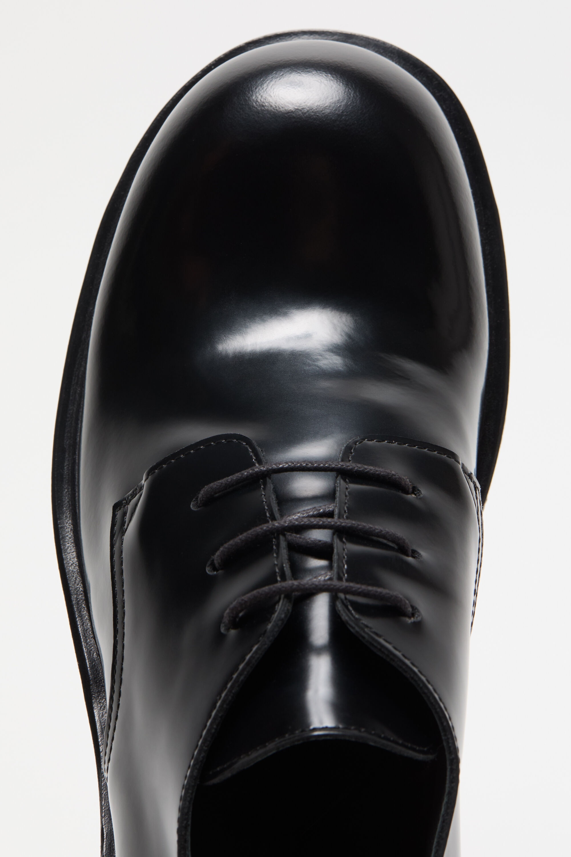 Acne studios derby lace up レザー　シューズ　ダービー Acne Studios - Leather lace-up shoes - Black