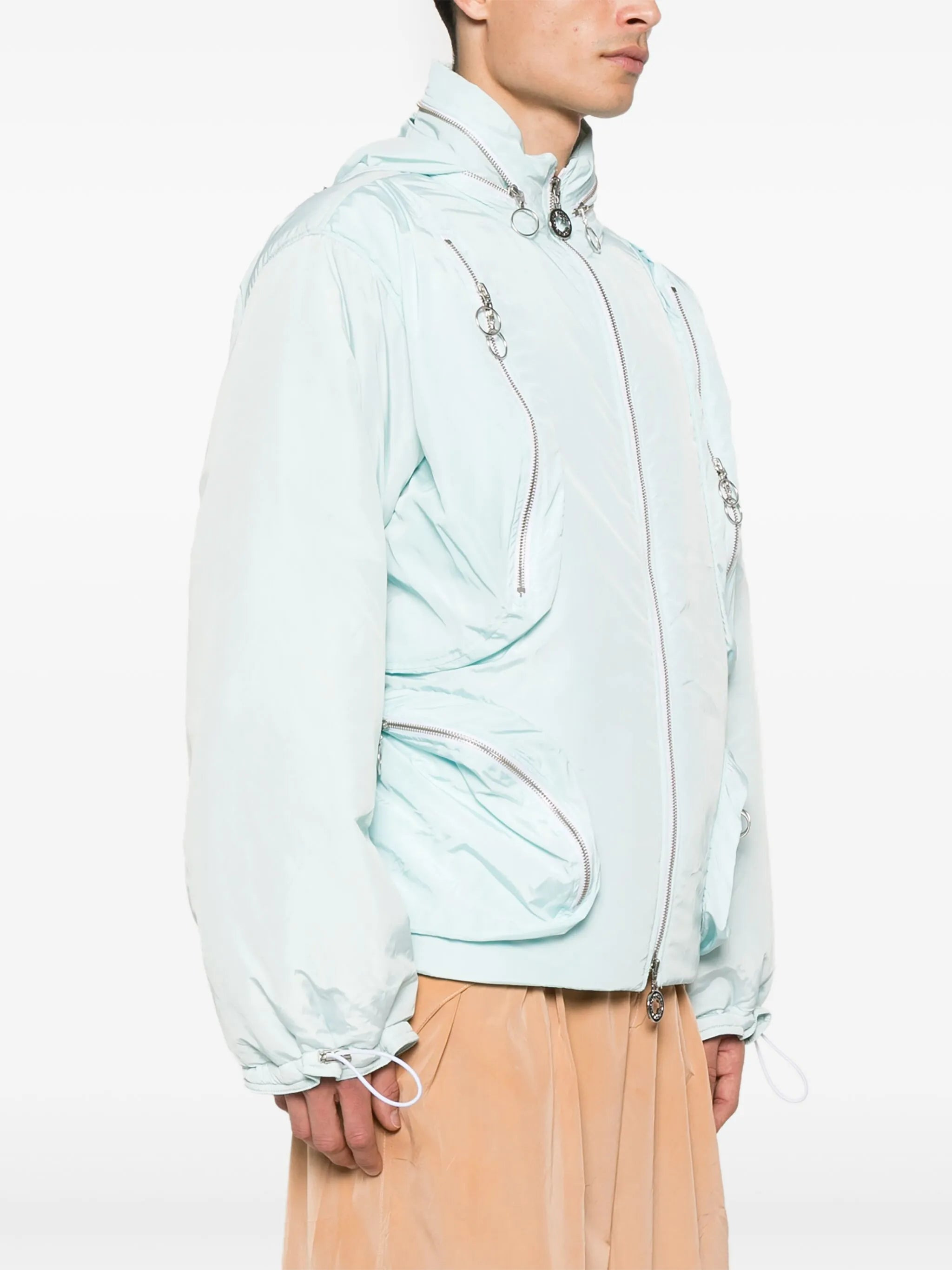 multi-pocket padded jacket - 3
