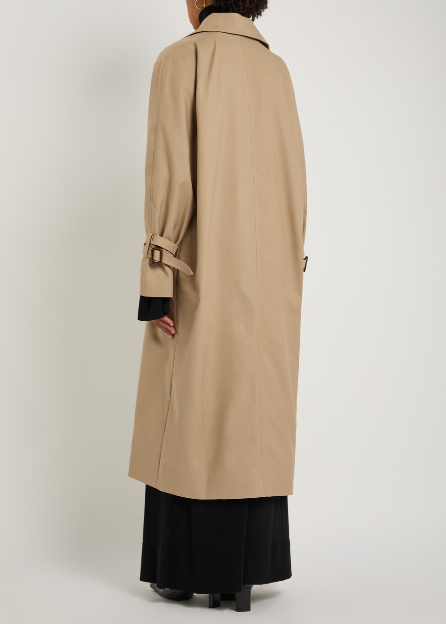 Toteme Double-breasted Cotton Gabardine-blend Coat - 3