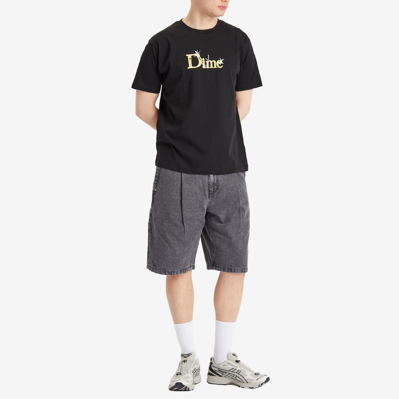 Dime Dime Pleated Denim Shorts outlook