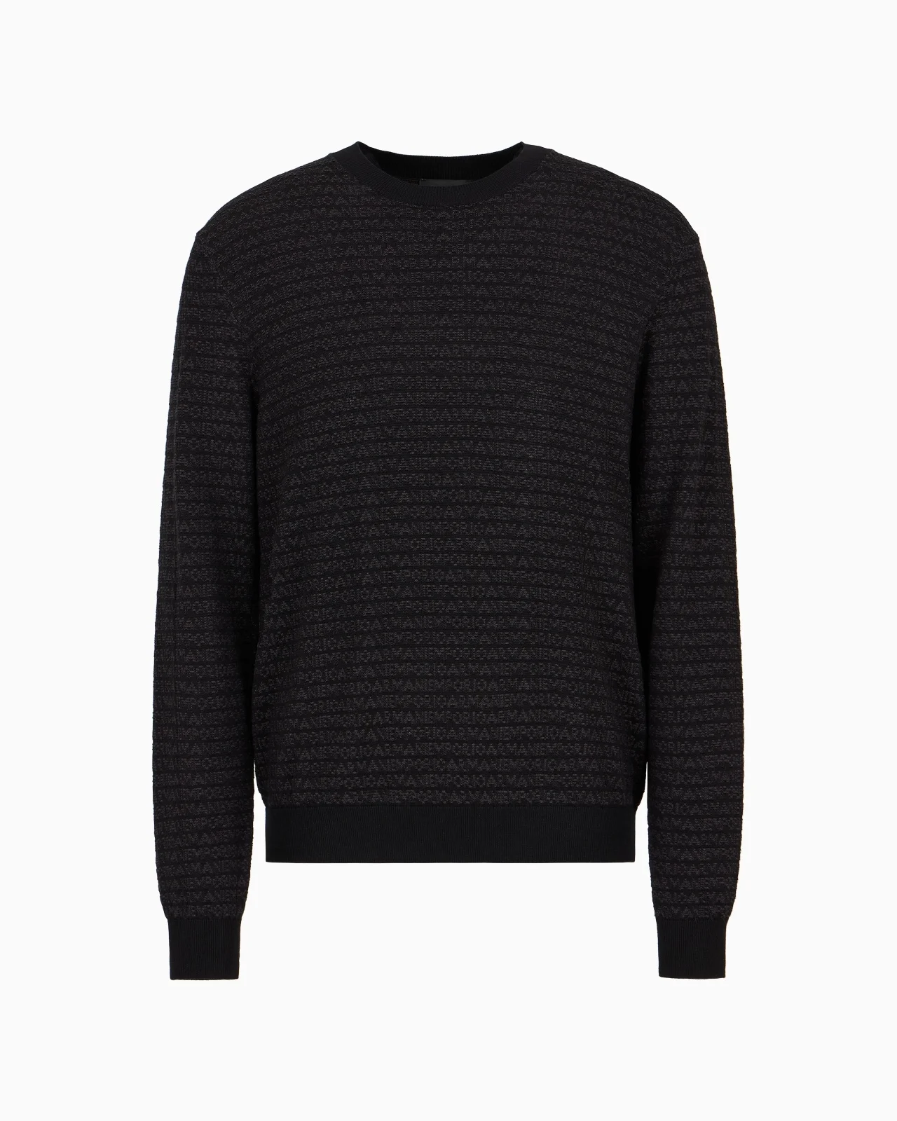 ASV LYOCELL-BLEND JUMPER WITH LETTERING INTARSIA - 1