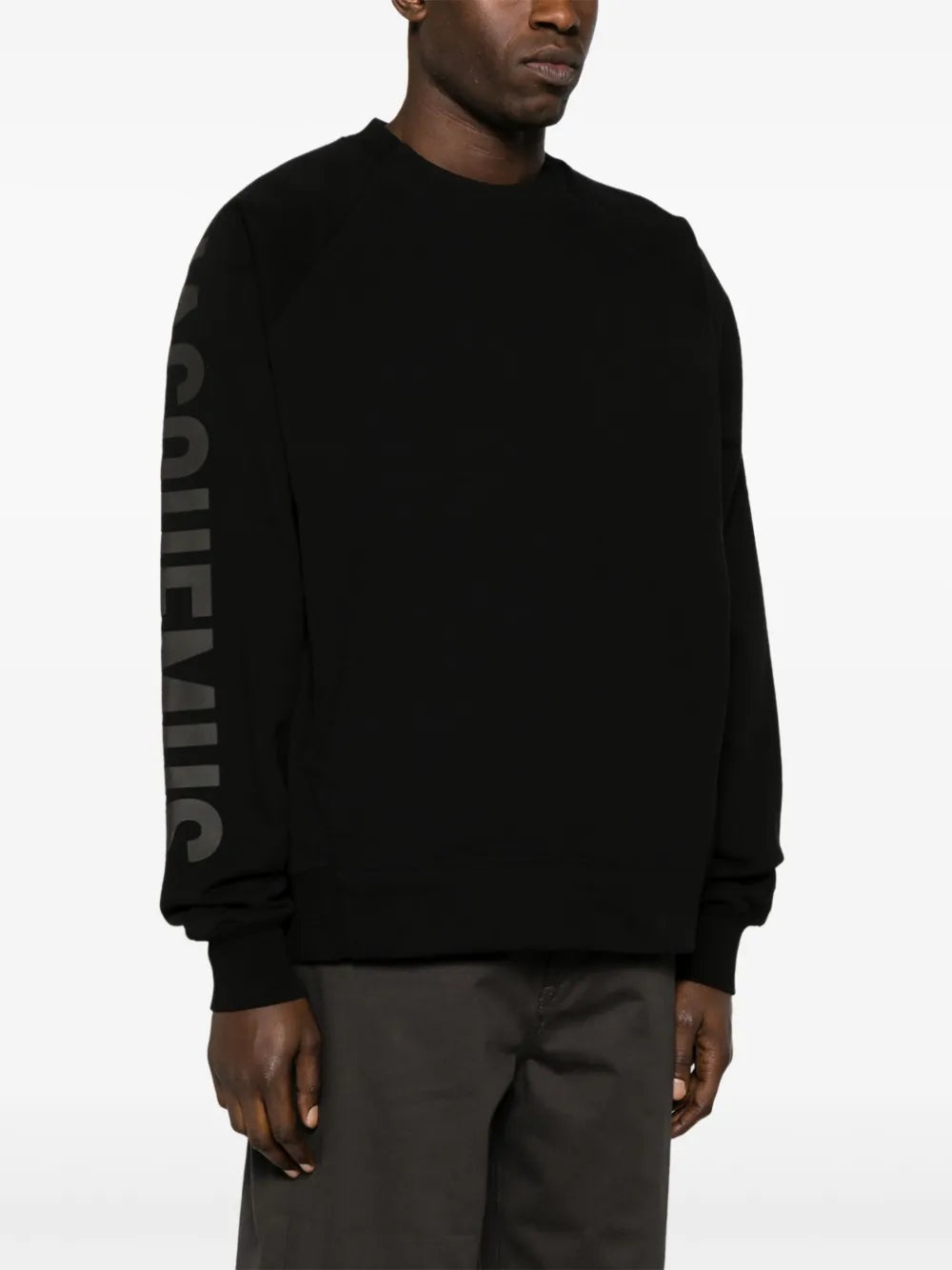 Jacquemus Men Top Le Sweatshirt Typo With Print - 3