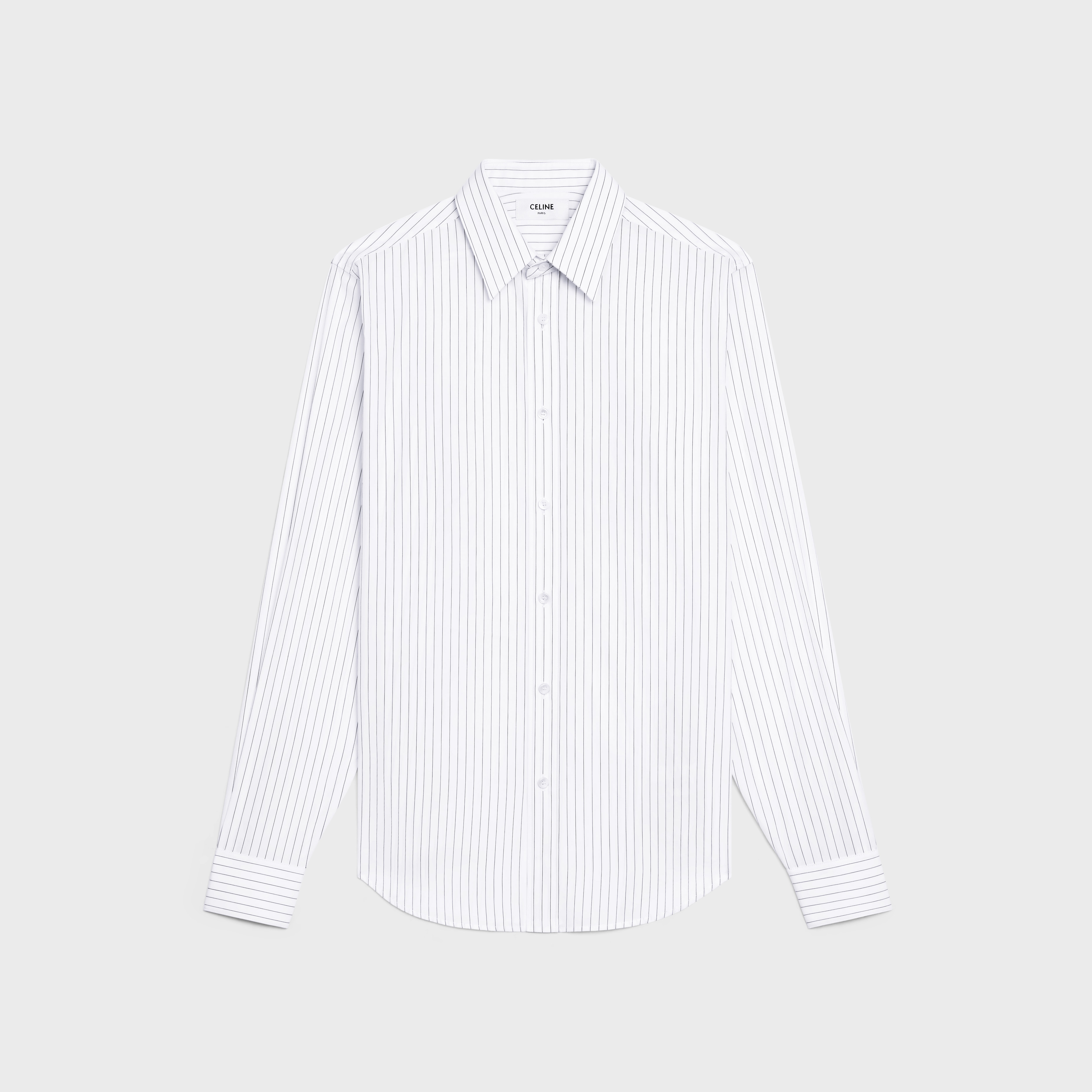 CLASSIC STRIPED POPLIN SHIRT - 1