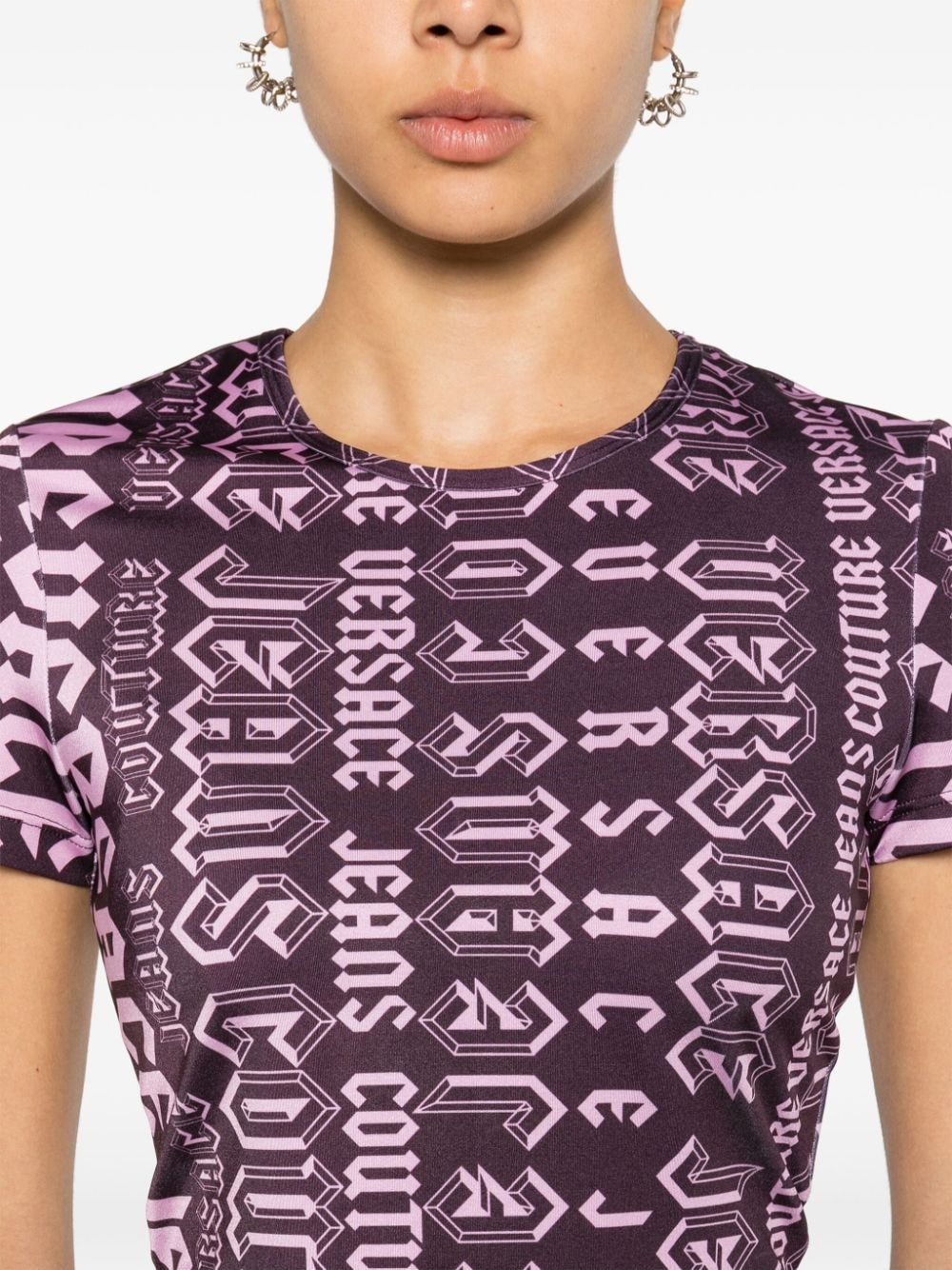 Logomania cropped T-shirt - 5