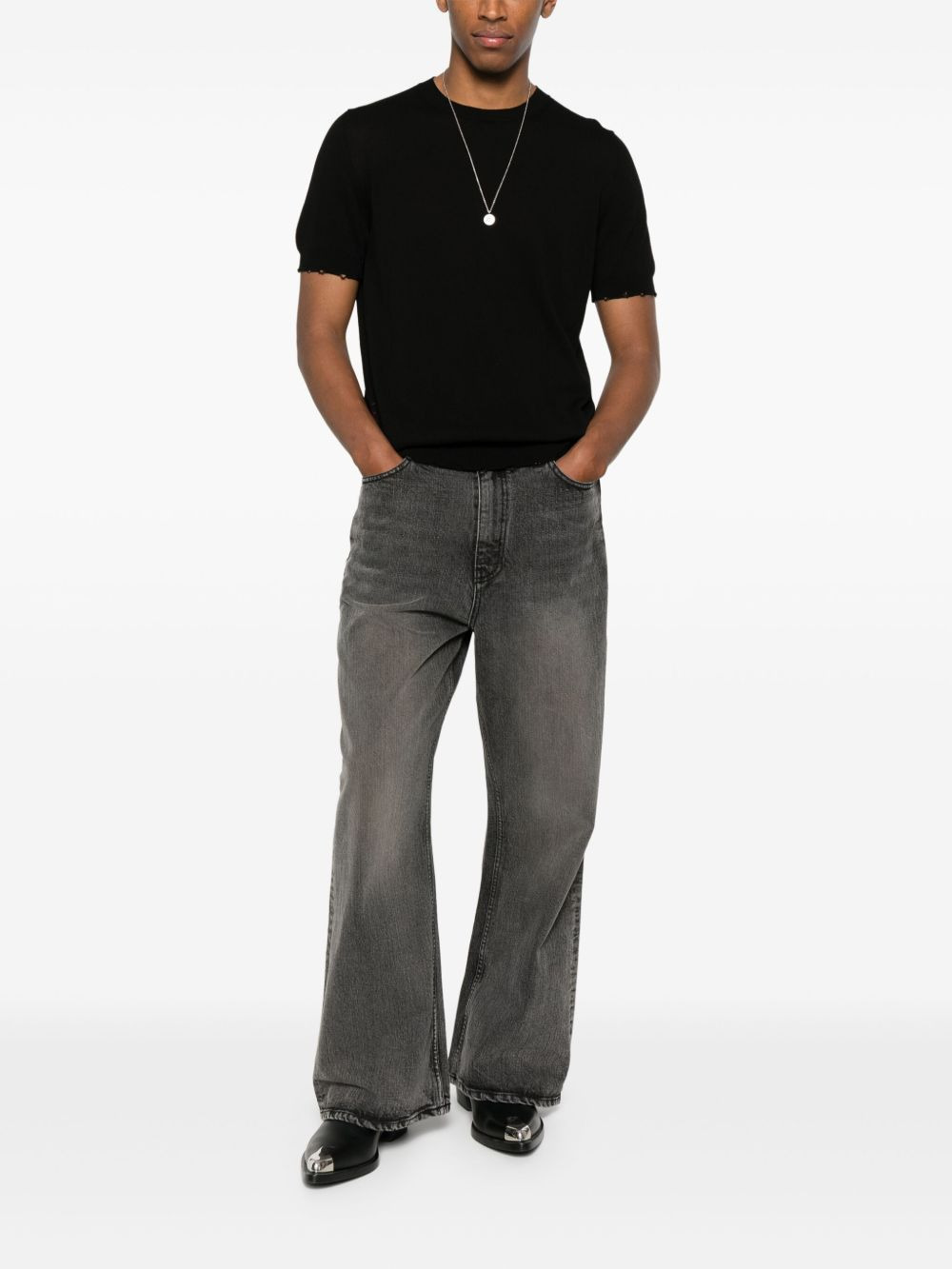 wide-leg jeans - 2