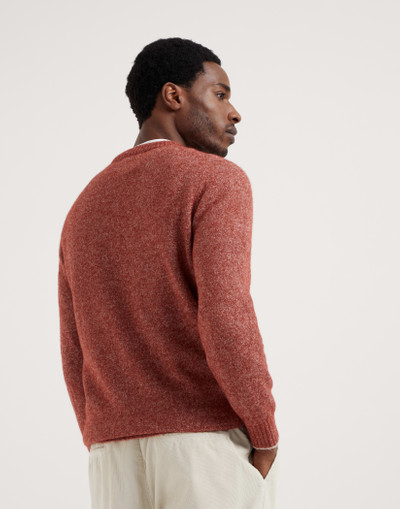 Brunello Cucinelli Flecked alpaca, cotton and wool sweater outlook