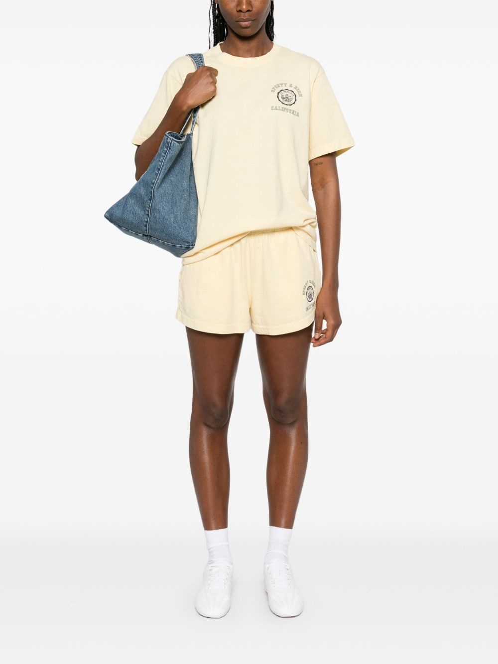 logo-print shorts - 2