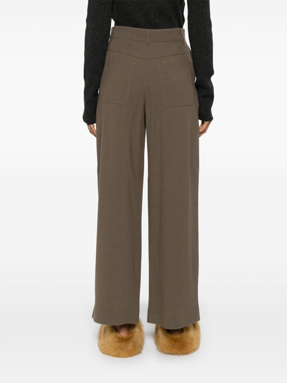 straight trousers - 4