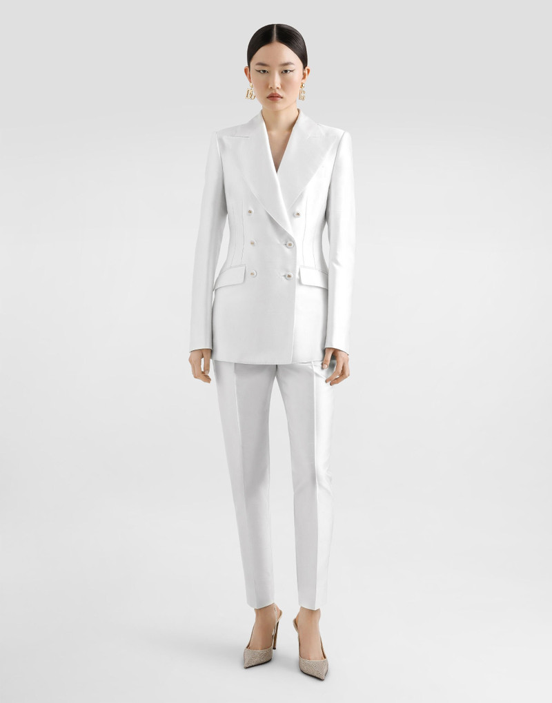 Dolce & Gabbana Double-breasted jacket in silk outlook