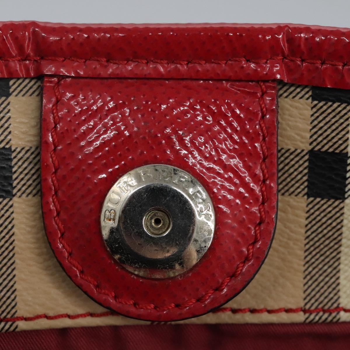 Burberry Nova Check Shoulder Bag Pvc Leather Beige - 11