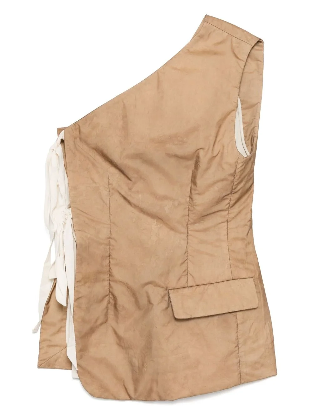 asymmetric mini dress - 1