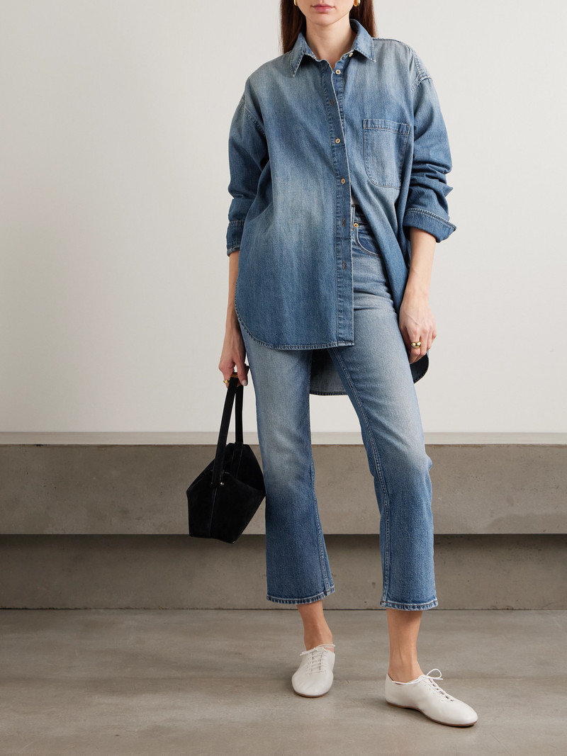 JAMIE HALLER The Essential Denim Shirt outlook
