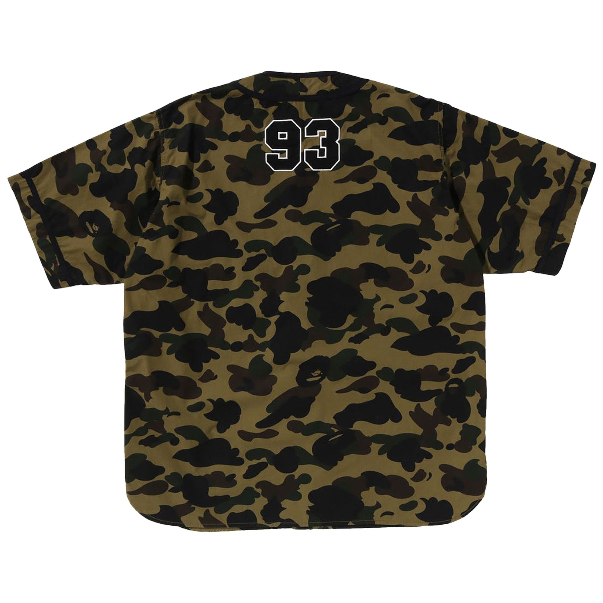 BAPE 1st Camo Baseball Shirt 'Green' - 2