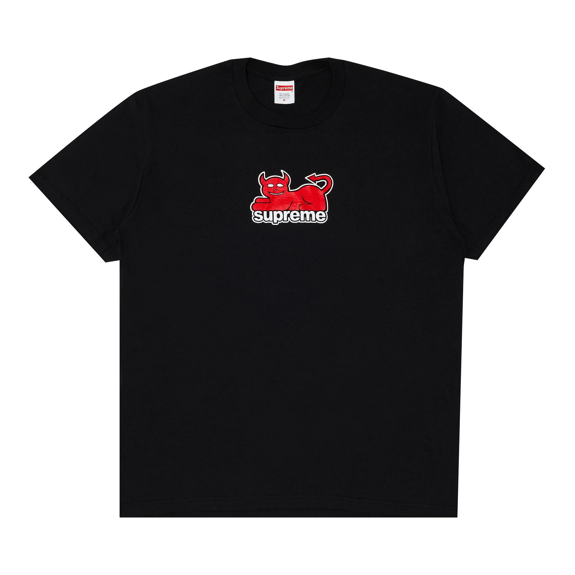 Supreme x Toy Machine Devil Cat Tee 'Black' - 1