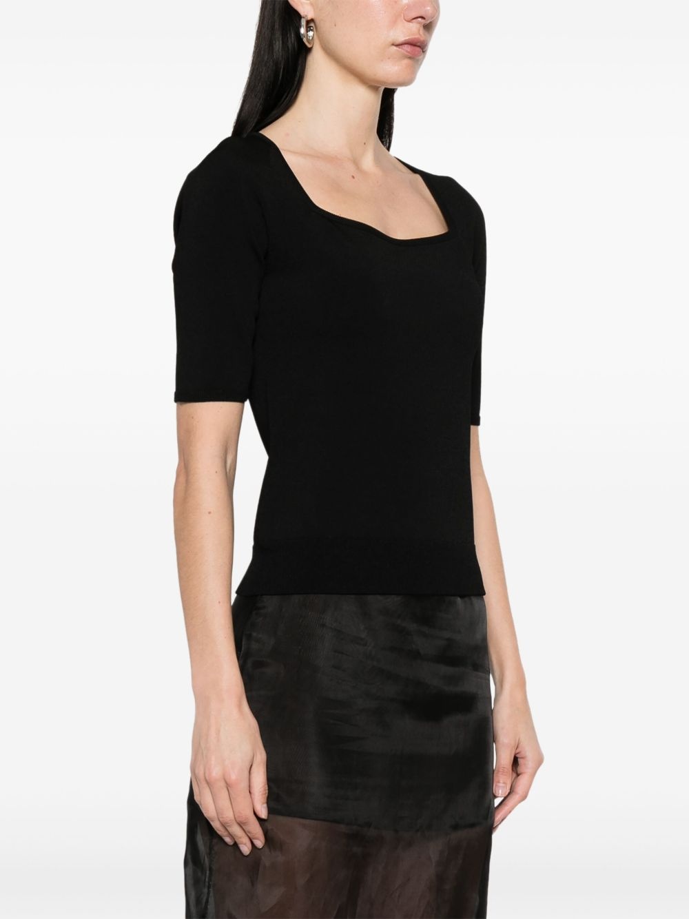 fine-knit T-shirt - 3