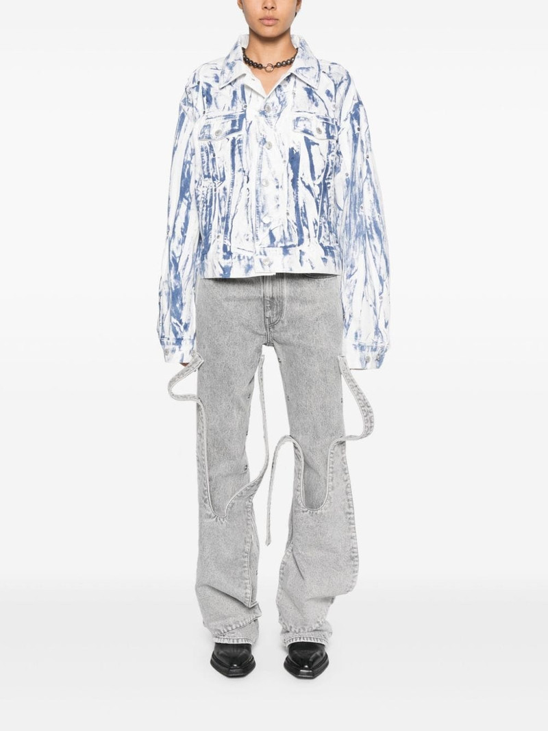 KUSIKOHC washed denim jacket outlook