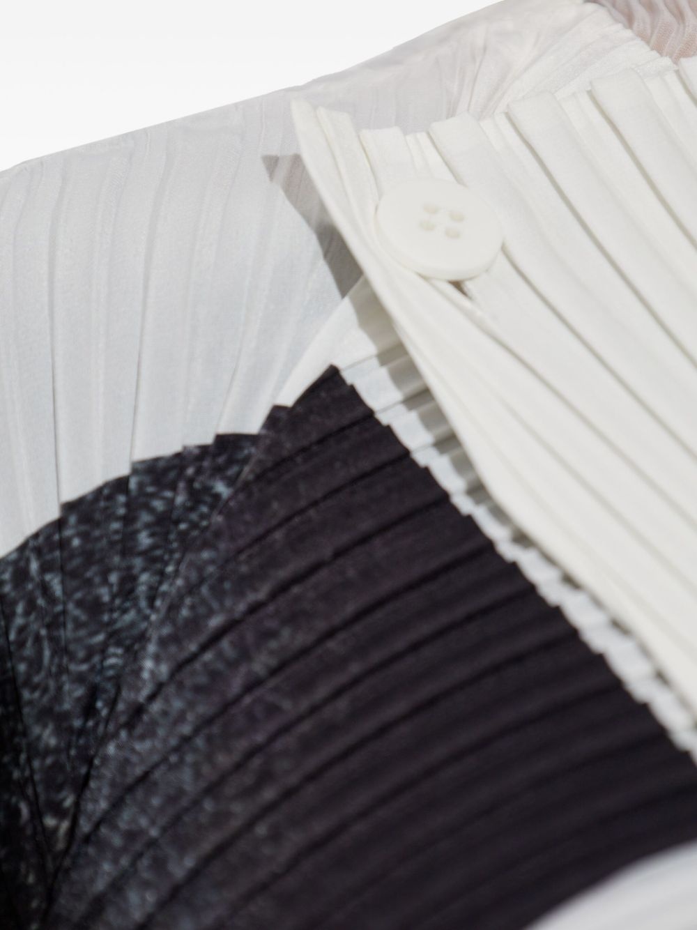 Shadow Study pleated graphic-print jacket - 5