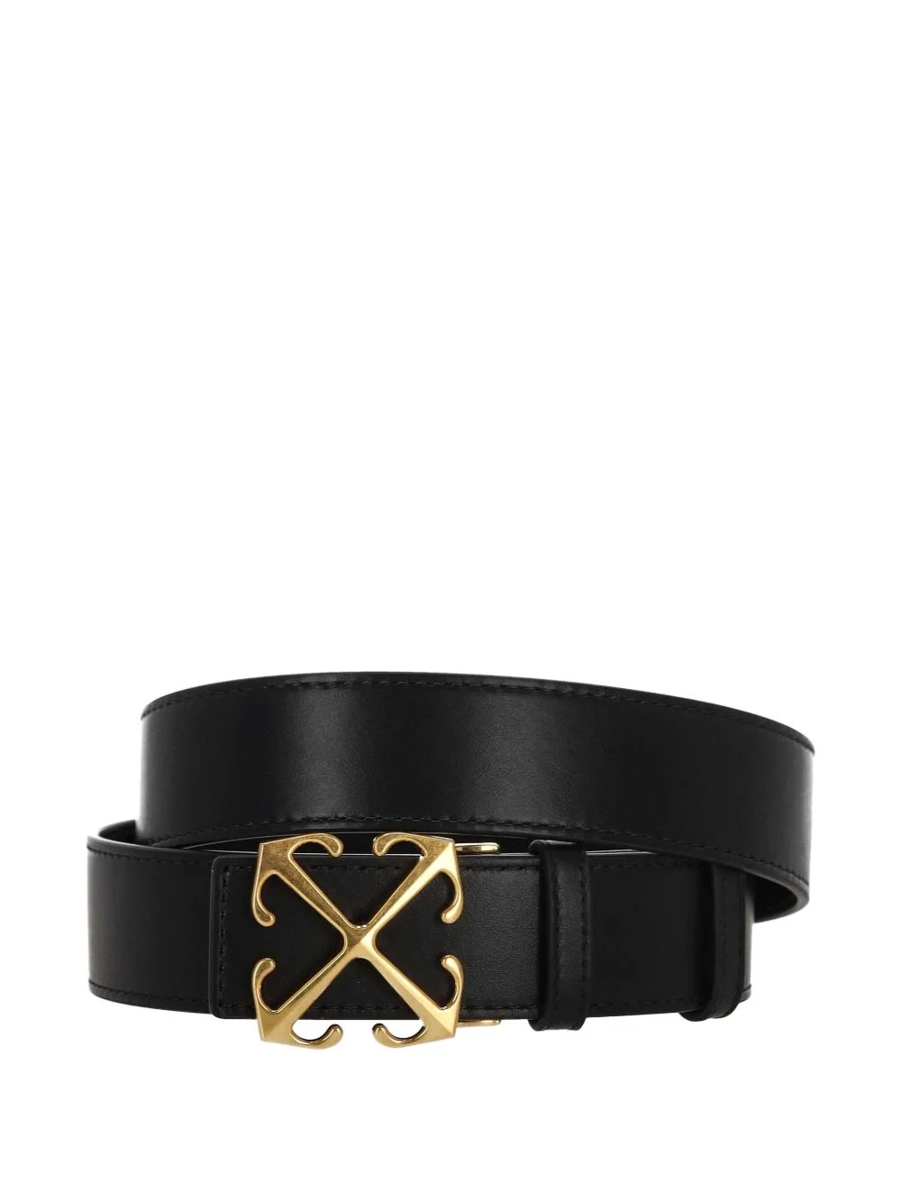 signature Arrows motif-buckle leather belt - 1