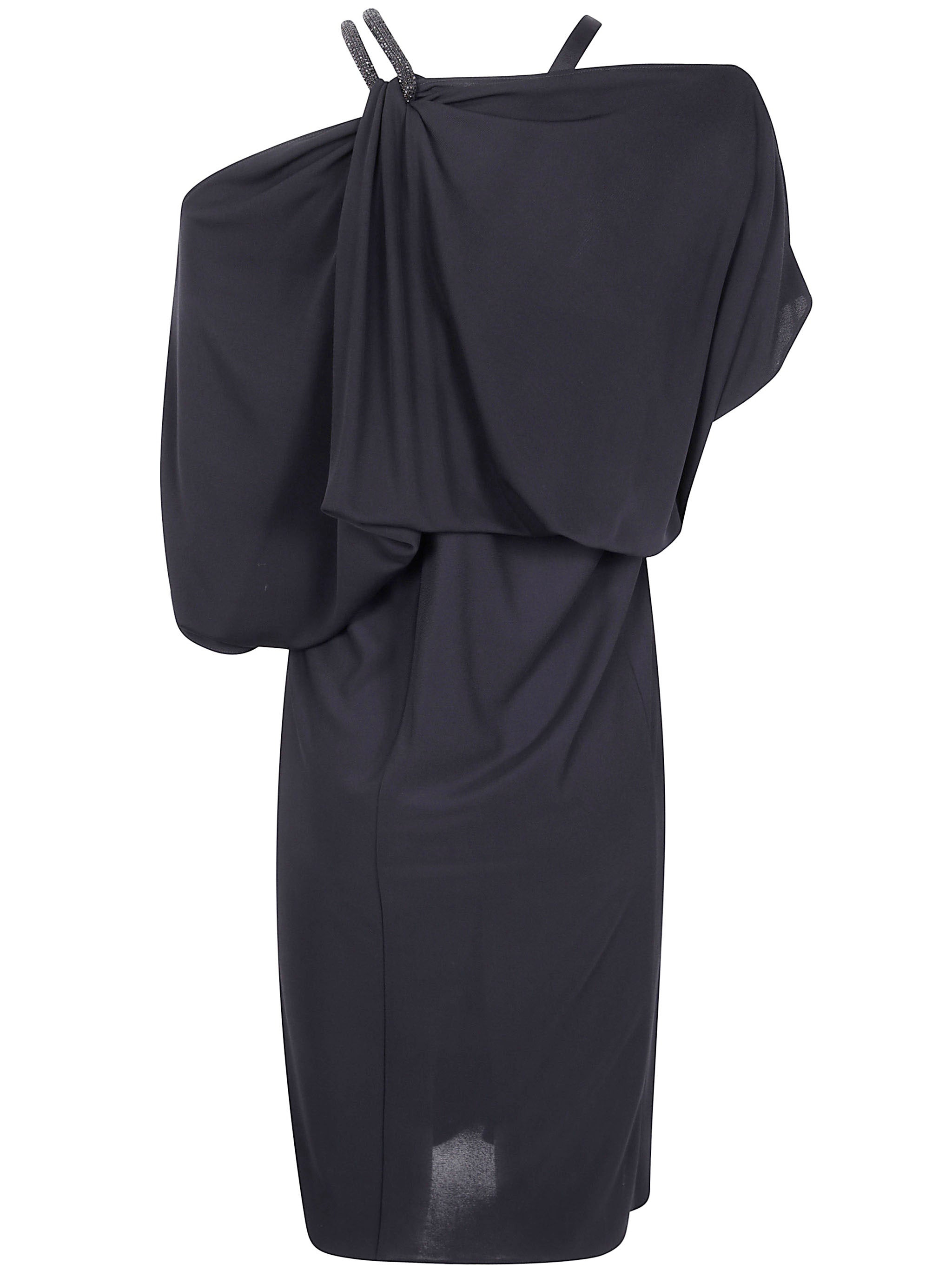 Tom Ford Women Chain Stones Embroidery On Crepe Jersey Cocktail Dress - 2