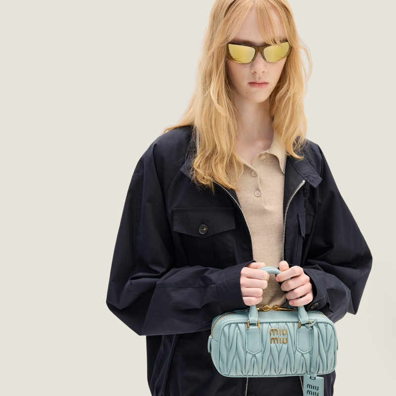 Miu Miu Arcadie matelassé nappa leather bag outlook