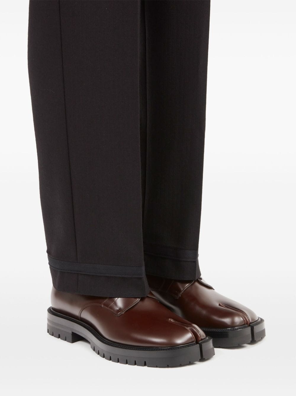 Tabi leather derby shoes - 6