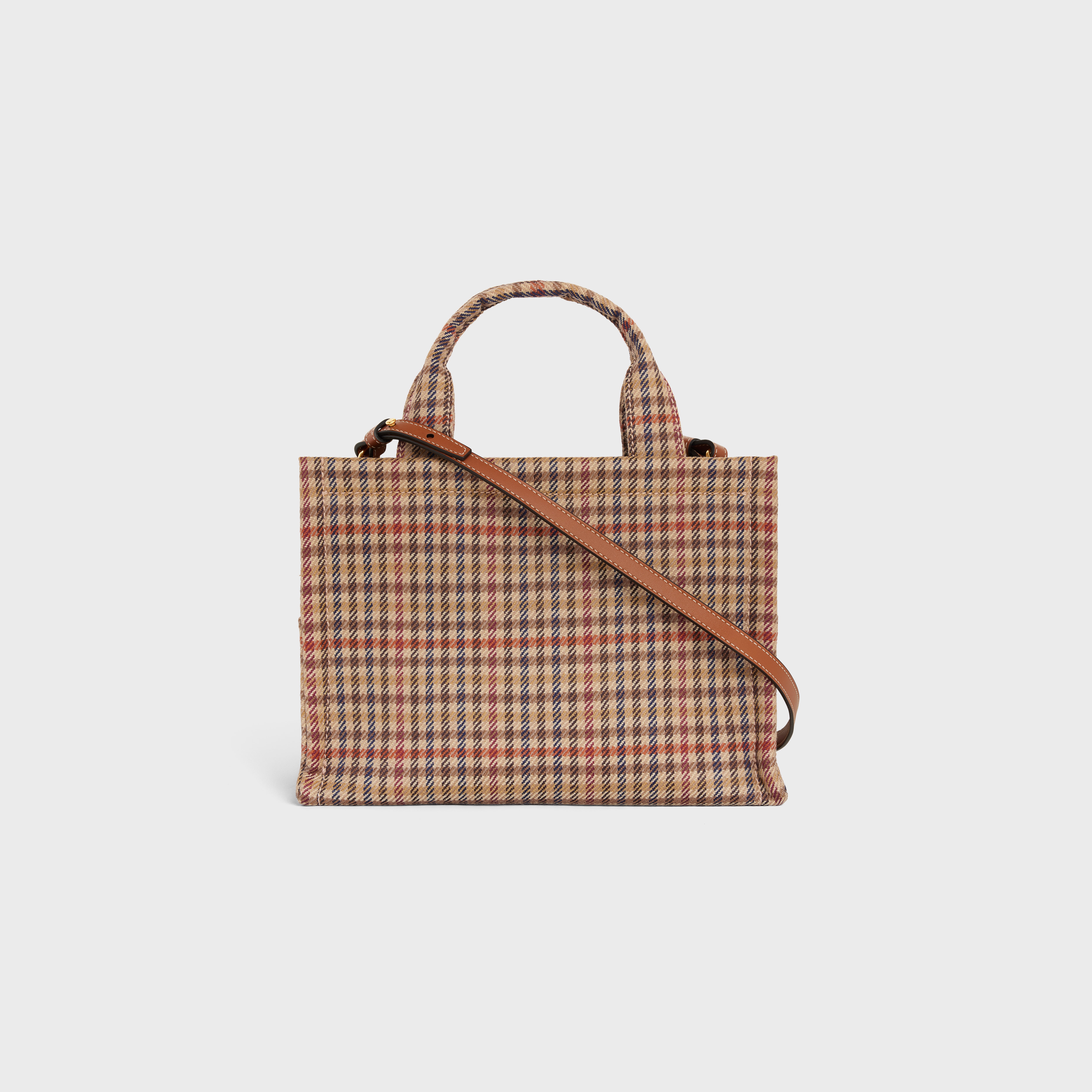 small cabas thais in Tweed and calfskin - 3