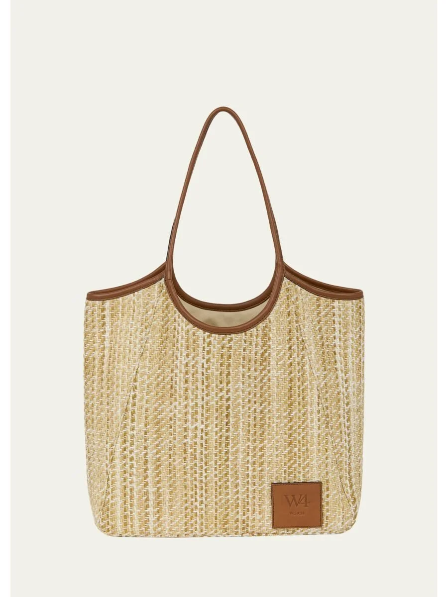 The Market Woven Tote Bag - 1